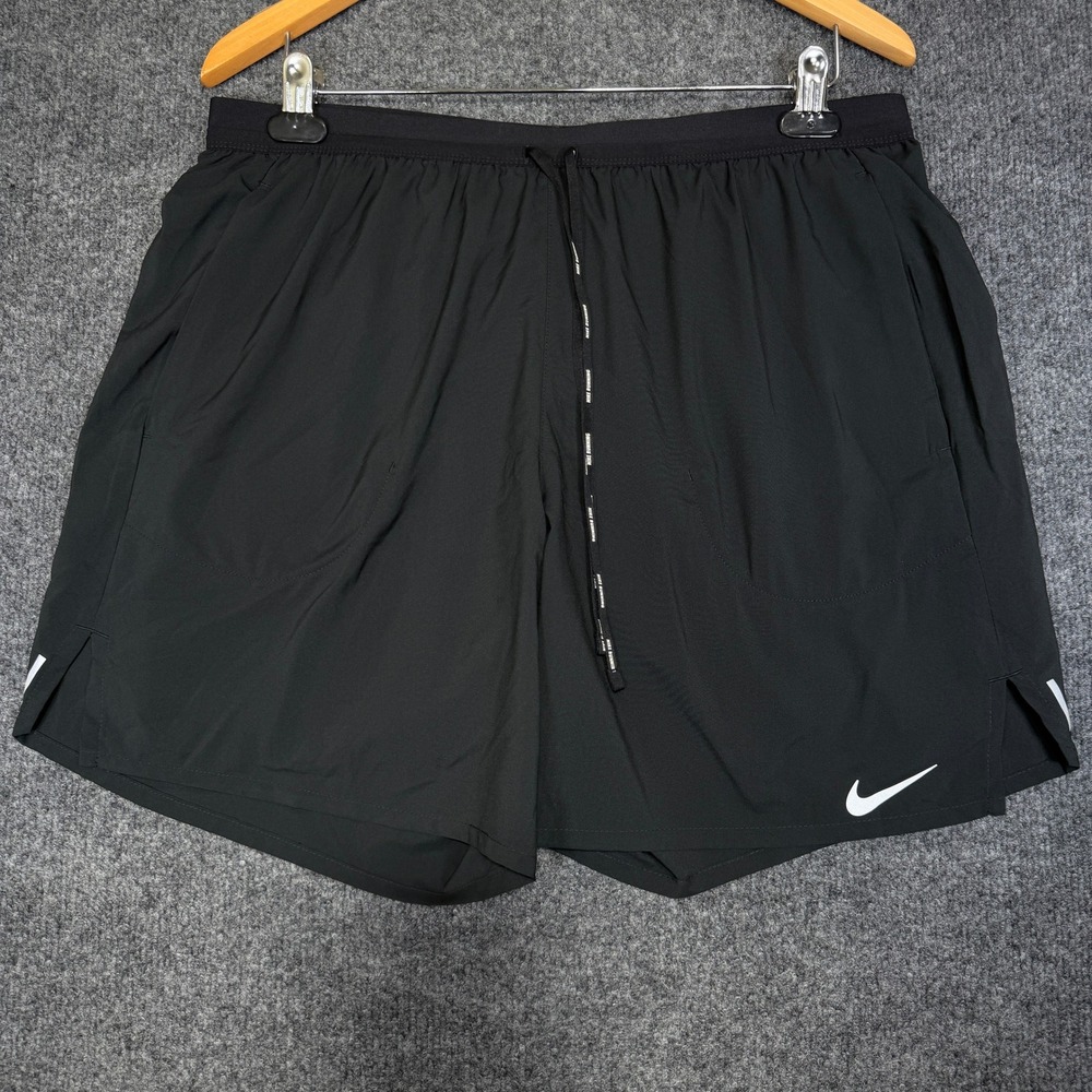 Nike Flex Stride 7" 2-In-1 Running Shorts Mens XL Black Athletic CJ5471-010